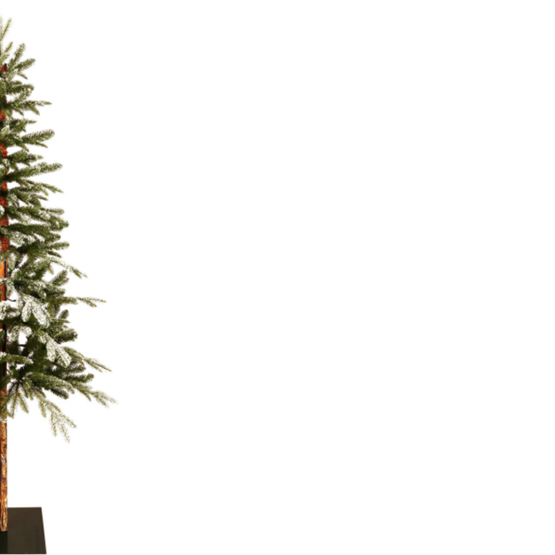 6 'Tied and Flocked wooden pole tree PE4768T60Z