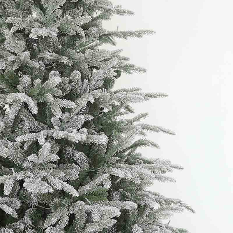 7.5 ft Deluxe PE Flocked Pre-lit  Artificial Christmas Tree