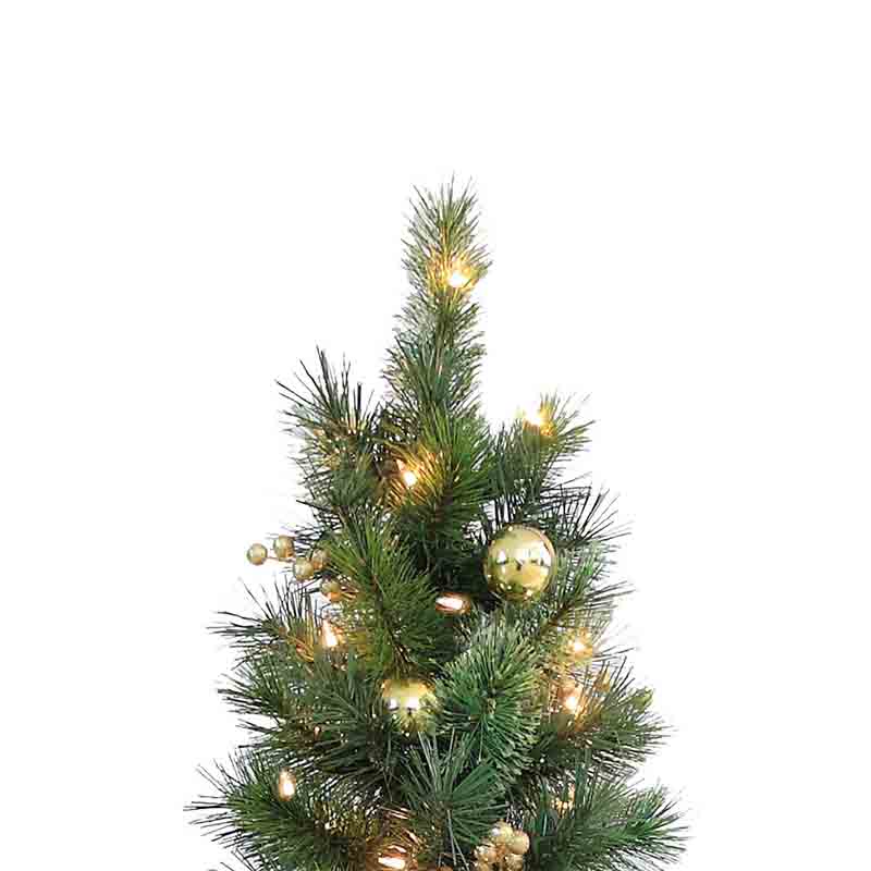 4ft Pre-lit Decoration Urn Tree   