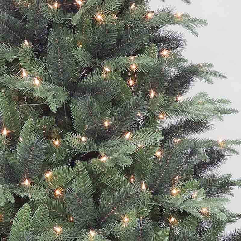 7.5ft Deer Valley  PE Pre-lit Artificial Christmas  Tree