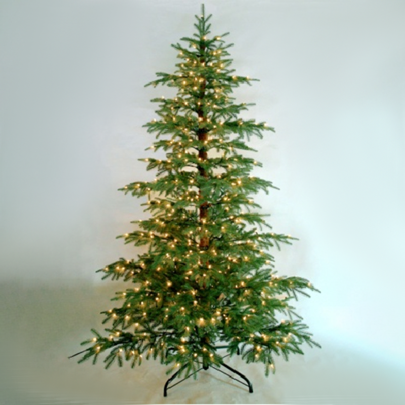 Luxurious Pre-Lighted Artificial Christmas Tree: Add to the Holiday Spirit